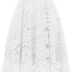 Novastelix Elegant Hi-Lo Halter Lace Wedding Guest Dress - Perfect for Formal Cocktail Parties & Bridesmaids