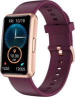 Novastelix IP68 Waterproof Fitness Tracker Watch for Men & Women - No Bluetooth or App Needed, Full Touch Screen, Steps & Calories Counter, Sleep Tracker, Alarm Clocks (Purple)