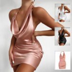 Novastelix Sleeveless Backless Mini Dress