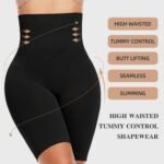 Novastelix High-Waisted Tummy Control Shapewear Shorts - 2 Pack Body Shaper for Thigh Slimming - Image 3