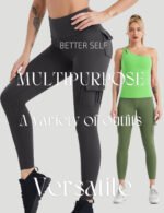 Novastelix High Waisted Cargo Leggings for Women ?C Stylish Yoga & Lounge Pants with Pockets, Sizes XS-2XL - Image 3