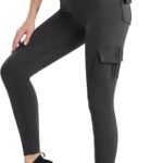 Novastelix High Waisted Cargo Leggings for Women ?C Stylish Yoga & Lounge Pants with Pockets, Sizes XS-2XL