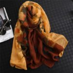 Novastelix 2024 NEW Fashion Women Cut Flowers Hollow Lace Gradient Flower Silk Scarf Spring Shawls and Wraps Towel Femme Beach Sjaals - Image 10