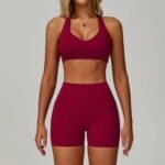 Novastelix 2-3PCS Yoga Suit Women Tracksuit Sports Bra High Waist Leggings Shorts Outfit Gym Set Fitness Push Up Workout Clothes Sportswear - Image 15