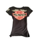 Novastelix Vintage Biker Skull Crop Top