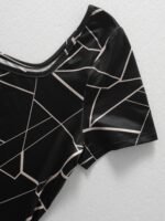 Novastelix Women's Geometric Bodycon Mini Dress with Square Neck ?C Chic & Party-Ready - Image 5