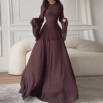Novastelix Elegant Ruffled Party Dress - Image 7