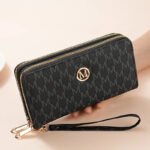 Novastelix Sleek Double Zipper Wallet with M Letter Detail ?C Stylish Wristlet Clutch for Men & Women - Image 6