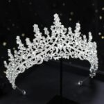 Novastelix Elegant Silver Tiara & Crown with Sparkling Crystal Rhinestones - Perfect for Brides, Birthdays, Proms, Halloween, and Costumes - Image 5