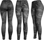 Novastelix Kmystic Women's Fun Printed Cotton Blend Workout Leggings - novastelix Meets Style! - Image 4