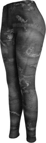 Novastelix Kmystic Women's Fun Printed Cotton Blend Workout Leggings - novastelix Meets Style! - Image 2