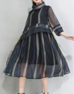Novastelix Chic Women's Summer Tulle Dress - Casual Loose Fit Organza Style GY2280 - Image 3