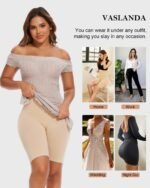 Novastelix Ultimate Thigh Slimming High-Waisted Tummy Control Shapewear Shorts - 2 Pack Body Shapers - Image 6